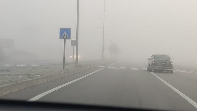 Bingöl’de yoğun sis: Görüş mesafesi 10 metreye düştü 1