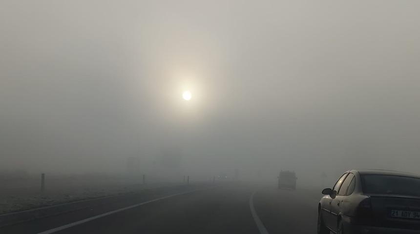 Bingöl’de yoğun sis: Görüş mesafesi 10 metreye düştü