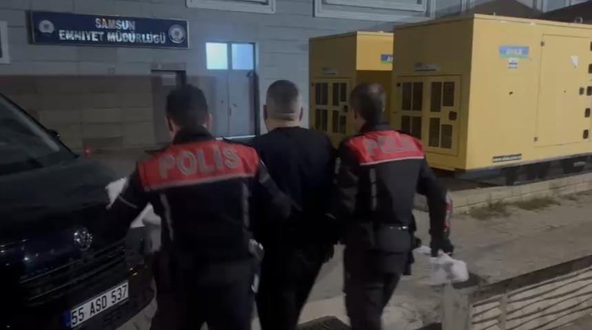 Samsun'da aranan hükümlü yakalandı