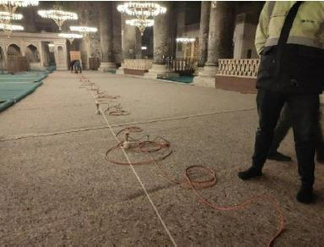 Ayasofya’da bilim kurulu kararıyla tadilatlar devam ediyor 6