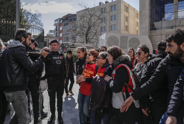 Silivri Cezaevine yürümek isteyen gruba polis müdahale etti, 6 kişi gözaltına alındı