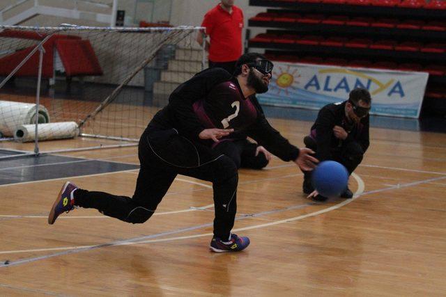 Alanya&rsquo;daki 1. ve 2. Lig  Erkekler  Goalball  T&uuml;rkiye  Şampiyonası 1