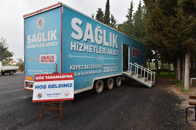 Kepez’in ‘Sağlık Tırı’ Çamlıca’da