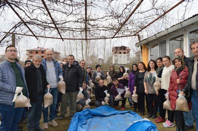 Denetimli serbestlik hükümlüleri mantar kursunda