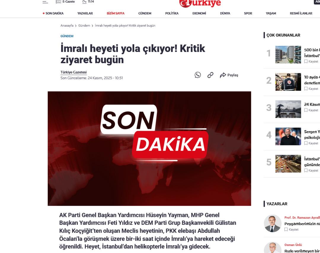 Son dakika | İmralı ziyareti bilmecesi! Üç isim seçilmişti: "Şu anda oradalar" paylaşımı geldi 3
