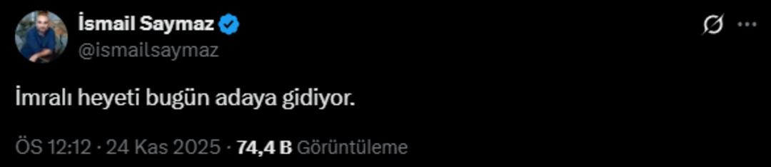 Son dakika | İmralı ziyareti bilmecesi! Üç isim seçilmişti: "Şu anda oradalar" paylaşımı geldi 6