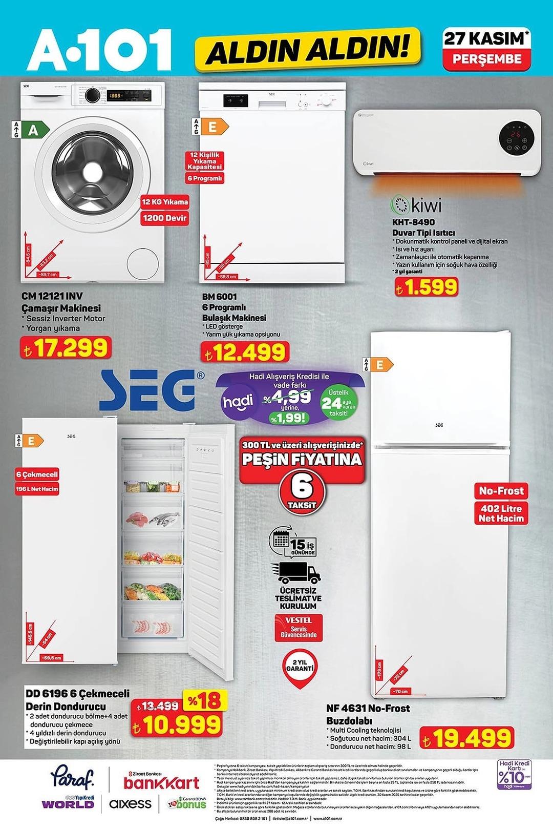 A101 e Philips buharlı ütü geliyor! 27 Kasım 2025 A101 katalog yayınlandı! 8