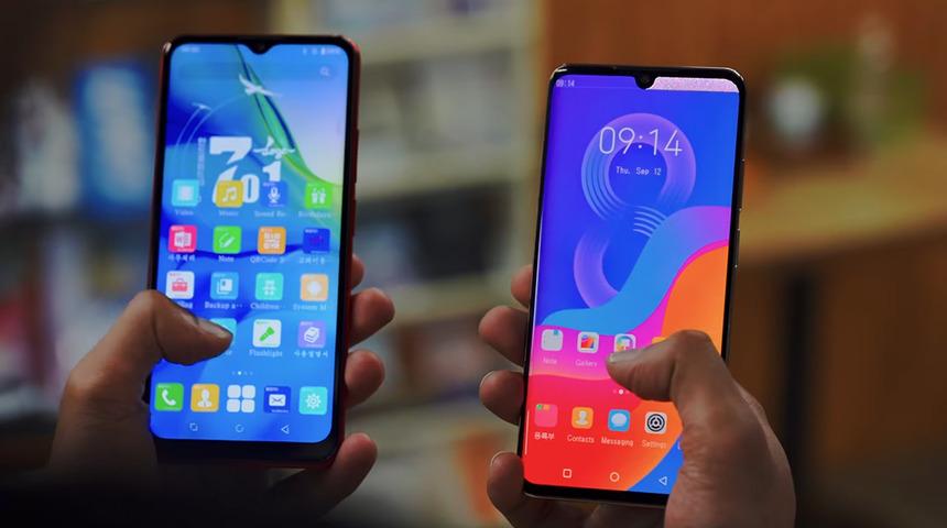 &Uuml;nl&uuml; YouTuber ortaya &ccedil;ıkardı: İşte Kuzey Kore'nin akıllı telefonları