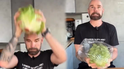 Göbek salata ayıklama yöntemi TikTok’ta viral oldu: Tezgaha vurunca...