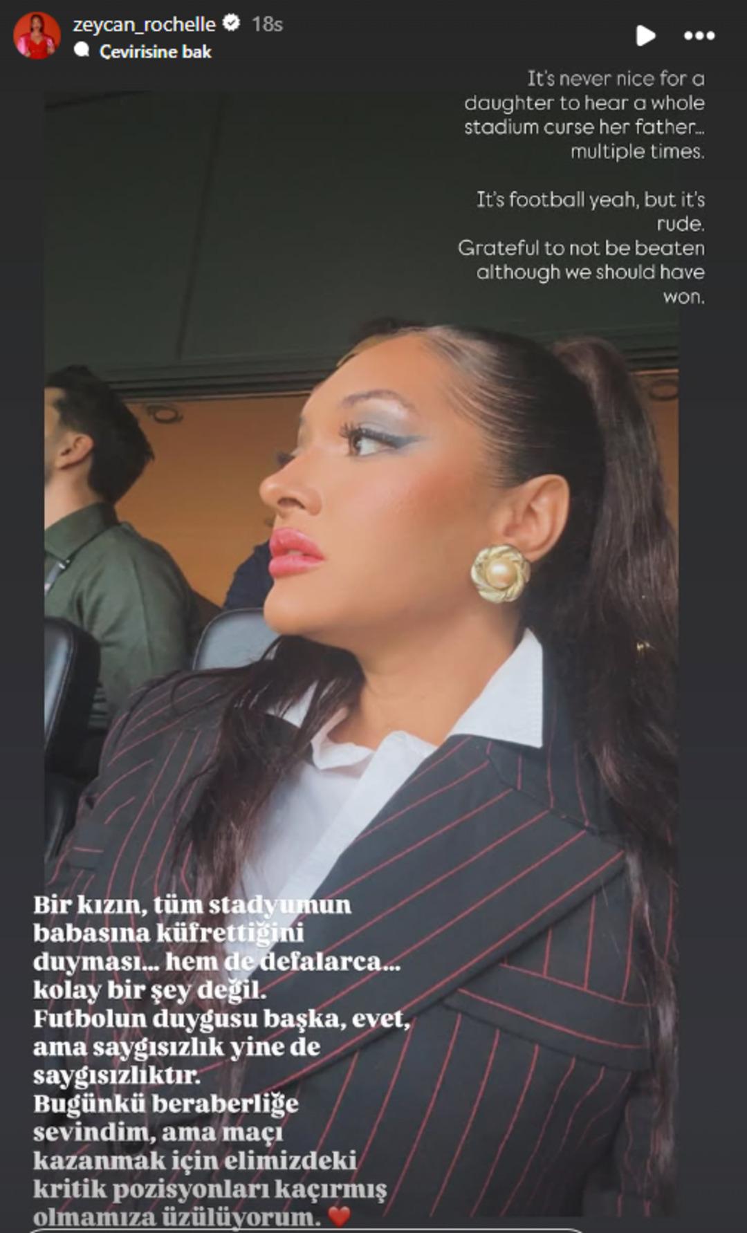 Yüksel Yıldırım ın kızından Beşiktaş taraftarına tepki: "Bütün stattan küfür duydum" 4