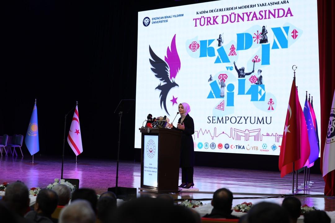 Bakan Göktaş Erzincan dan duyurdu: Türk Dünyası Kadınlar Birliği kuruluyor 1