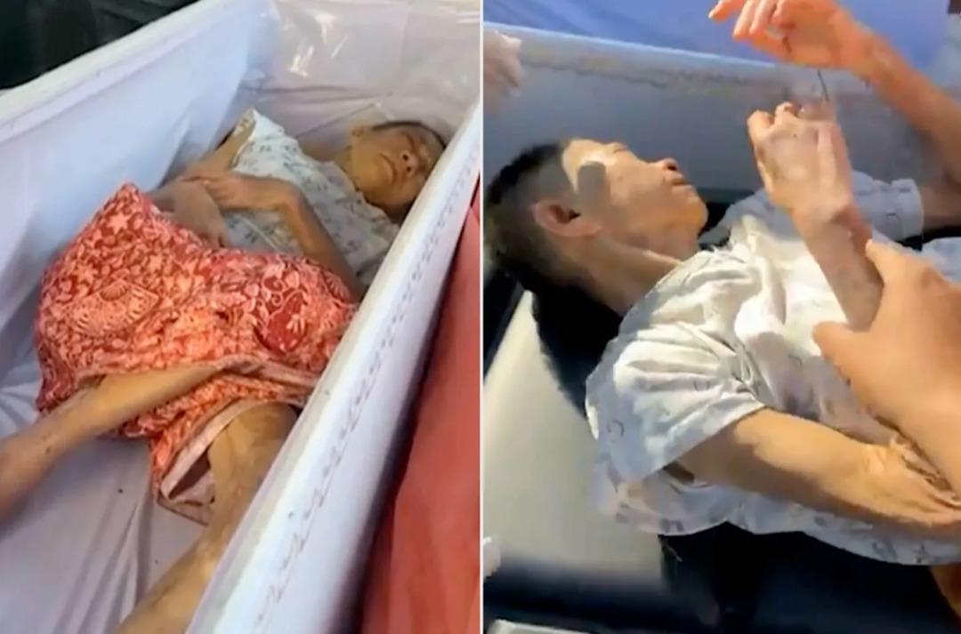 Öldüğü sanılan yaşlı kadının hayatta olduğu tabuttan gelen sesle anlaşıldı! 1