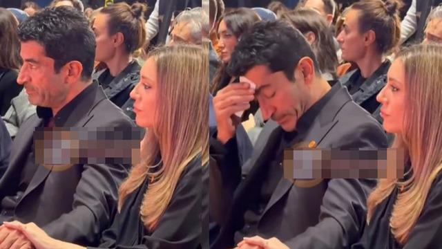 Kenan İmirzalıoğlu gözyaşlarını tutamadı! Sinem Kobal teselli etti