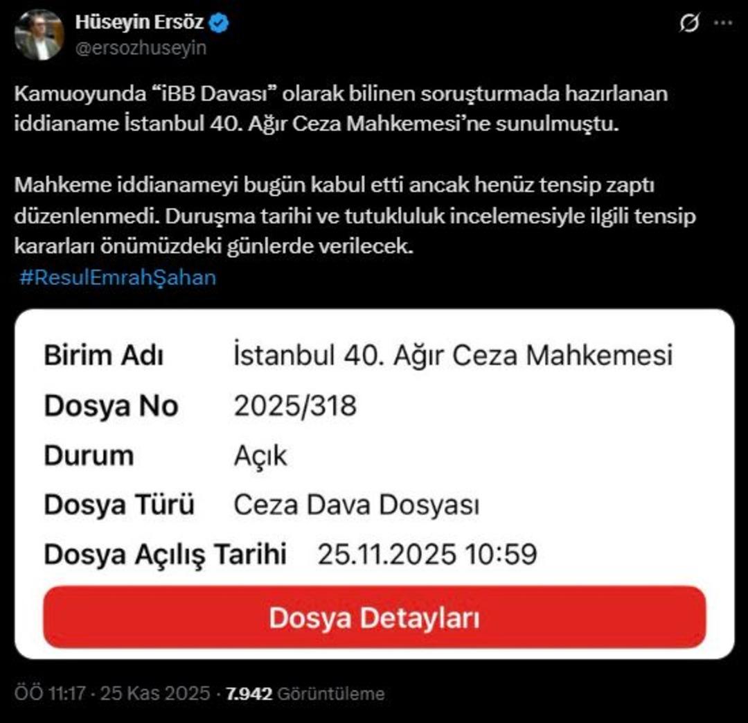 SON DAKİKA| İBB iddianamesi hakkında yeni gelişme 1