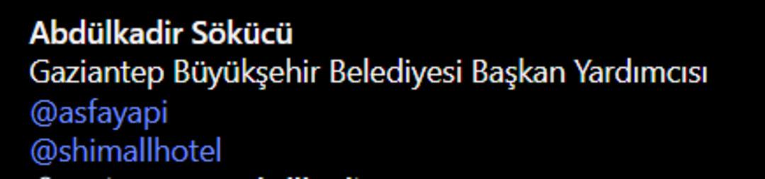 Gaziantep Büyükşehir Belediye başkan yardımcısı belediyeden 1.5 milyon TL lik ihale mi aldı? 1