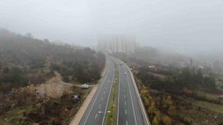 Sis etkili oldu, görüş mesafesi 50 metreye kadar düştü