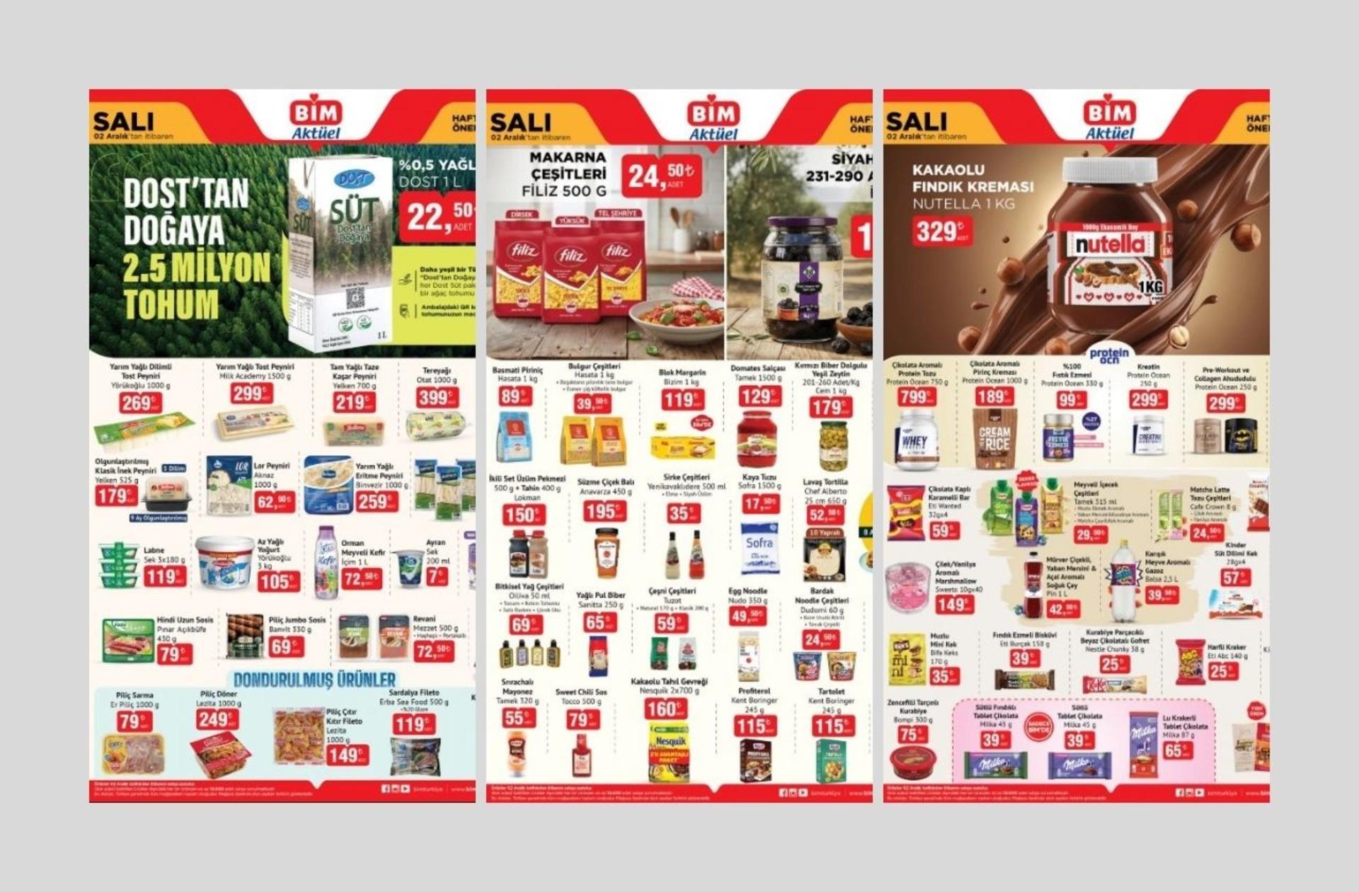 BİM'e Nutella geliyor! 2 Aralık 2025 BİM katalog yayınlandı!