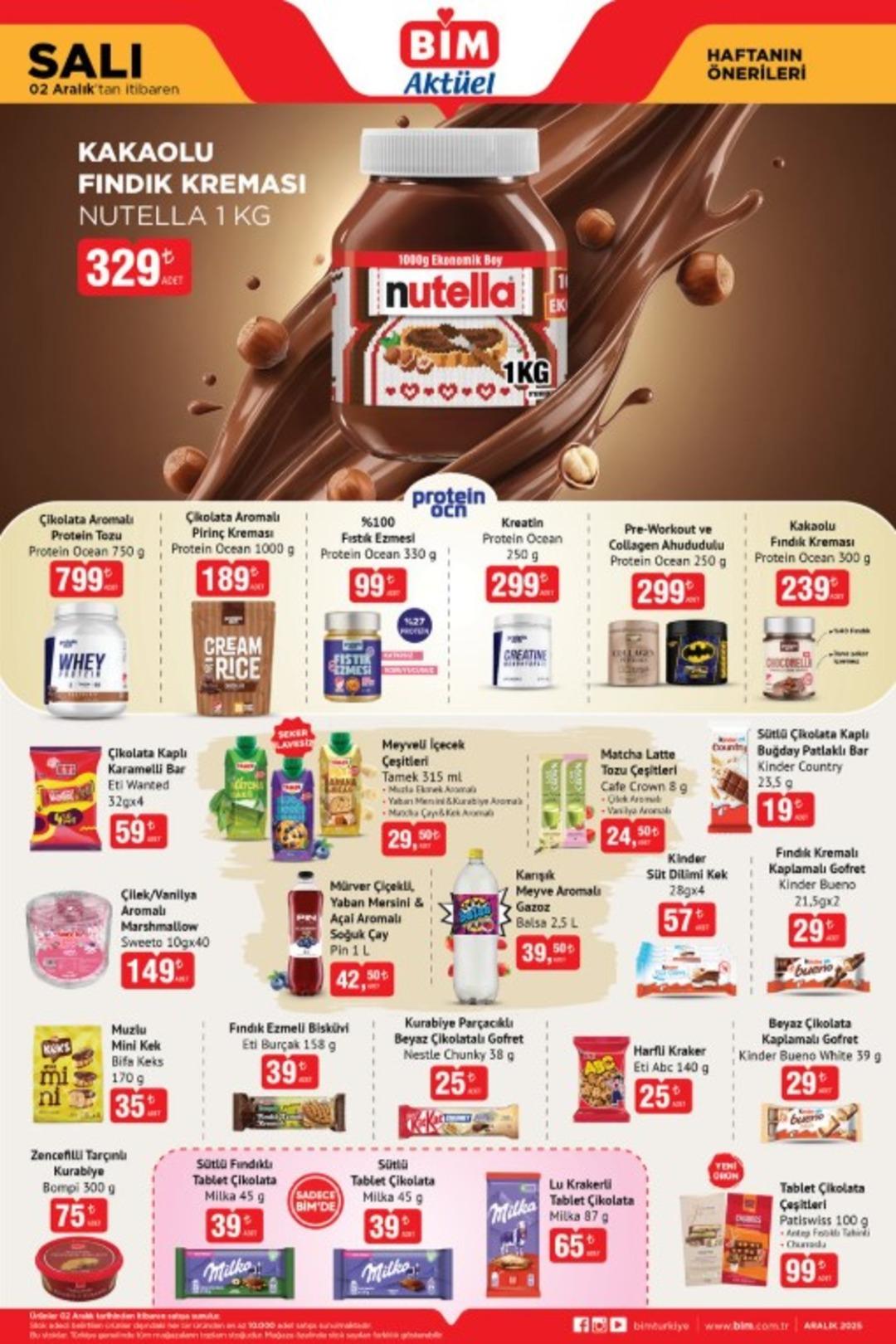 BİM e Nutella geliyor! 2 Aralık 2025 BİM katalog yayınlandı! 3