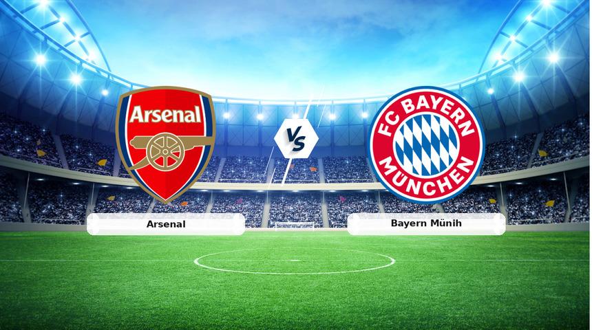 (&Ouml;zet) Arsenal - Bayern M&uuml;nih Ma&ccedil;ı &Ouml;zeti ve T&uuml;m &Ouml;nemli Anları