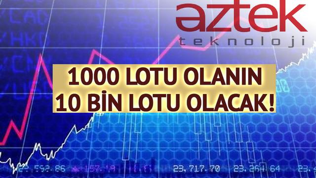 Aztek Teknoloji&rsquo;den rekor niteliğinde y&uuml;zde 900 bedelsiz sermaye artırımı
