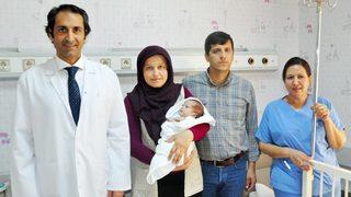 Bu halde doğdu! Doktorların müdahalesiyle sağlığına kavuştu!