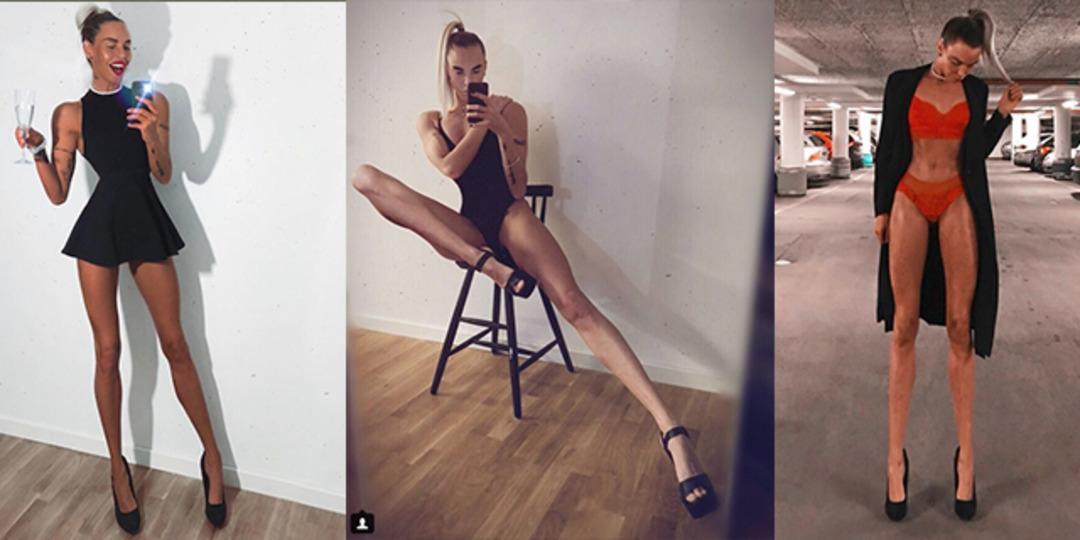 Bacak boyu sosyal medyada olay yarattı