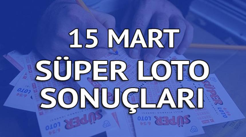 Süper Loto Sonuçları 15 Mart: Büyük ikramiye sonrası ilk devir gerçekleşti!
