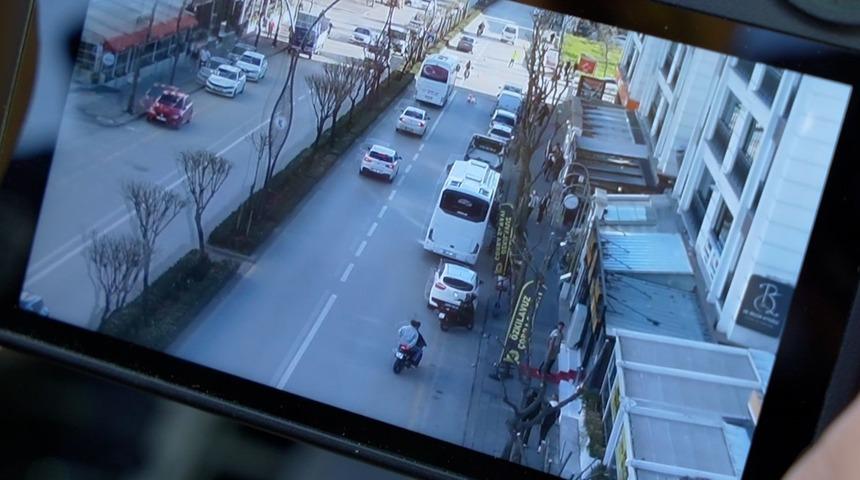 Uygulama noktasından ka&ccedil;an motosikletli, drondan ka&ccedil;amadı: 19 bin 527 lira ceza yedi