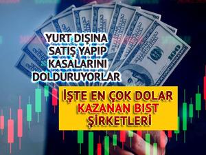 Bu şirketler yurt dışına satış yapıp dolar kazanıyor! En &ccedil;ok dolar kazanan borsa İstanbul şirketleri..