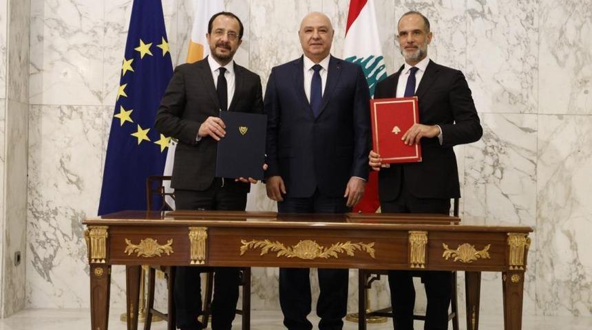 GKRY ile L&uuml;bnan arasında deniz sınırlarına ilişkin yaklaşık 20 yıllık anlaşmazlık sonlandı