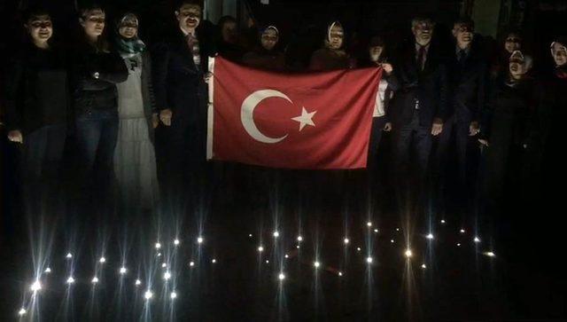 KYK yurtları Afrin için  aydınlandı