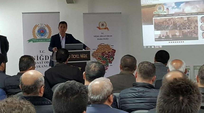 Niğde’de çiftçilere İyi Tarım eğitimi verildi