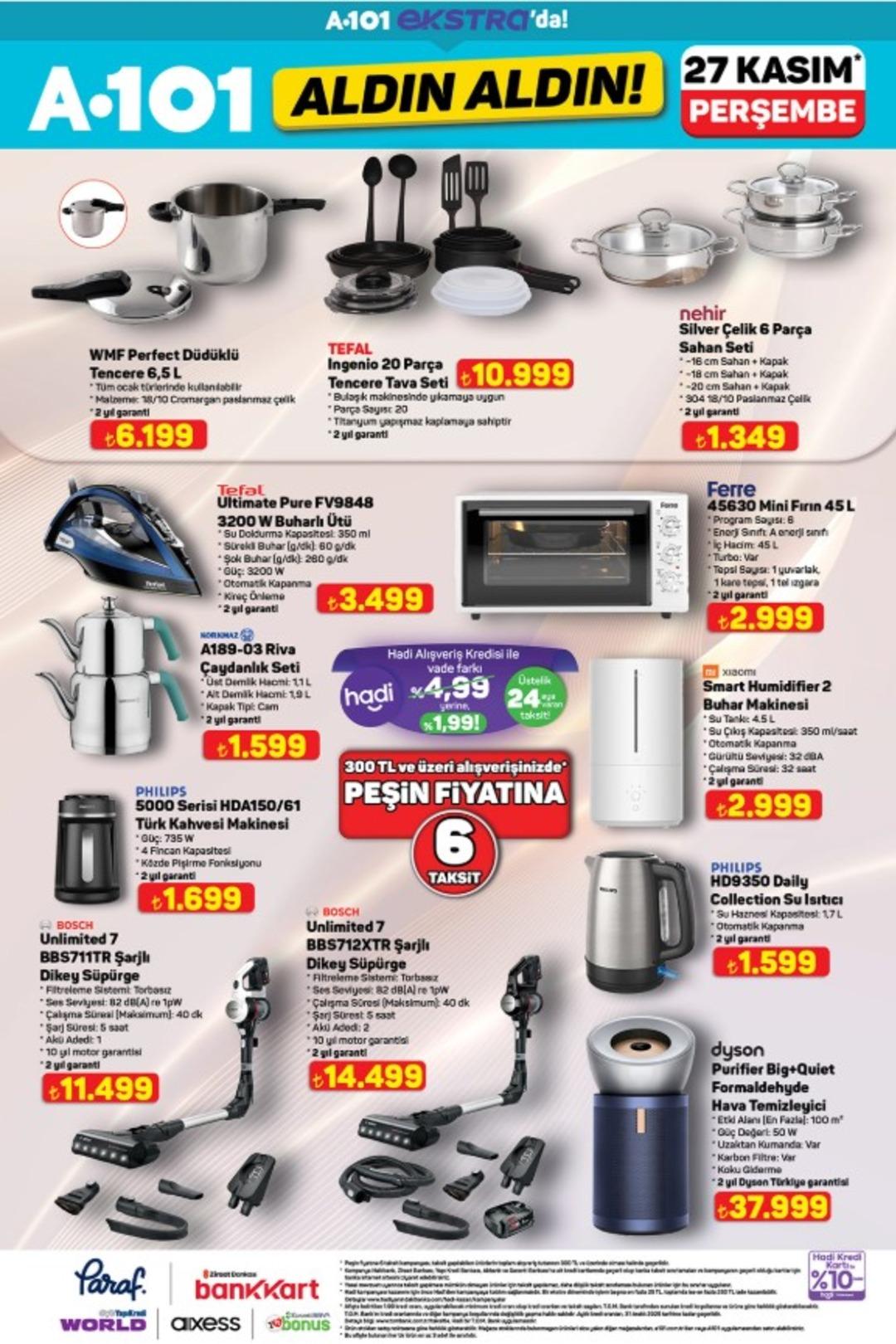 A101 e Philips Türk kahvesi makinesi geliyor! 27 Kasım 2025 A101 katalog yayınlandı! 14