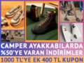 Camper'da %50'ye varan indirim