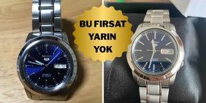 Ömürlük klasik Seiko saatteki 3734 TL indirimi kaçırmayın!