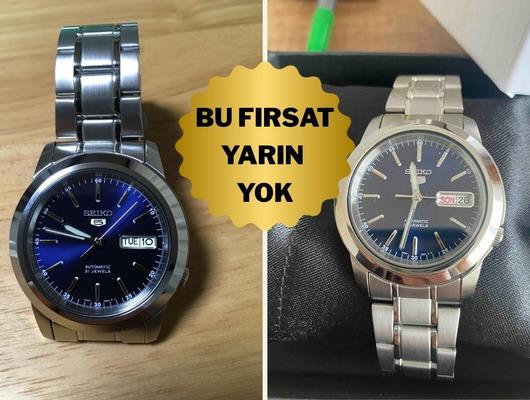 Ömürlük klasik Seiko saatteki 3734 TL indirimi kaçırmayın!