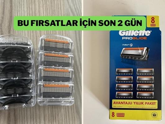 Gillette tıraş bıçaklarındaki indirim bitmeden acele edin!