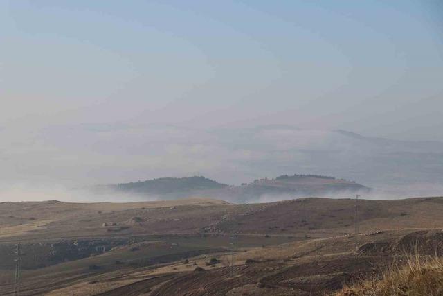 Sis adeta kenti yuttu, doğa olayı izleyenleri mest etti 5