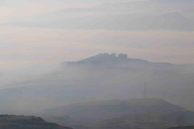Sis adeta kenti yuttu, doğa olayı izleyenleri mest etti 2