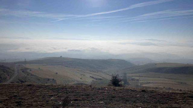 Sis adeta kenti yuttu, doğa olayı izleyenleri mest etti