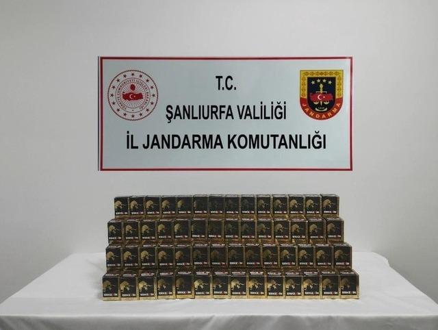 Şanlıurfa’da 3 bin 800 paket kaçak sigara ele geçirildi 1