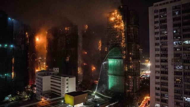 Hong Kong’daki yangın faciasında can kaybı 55’e yükseldi