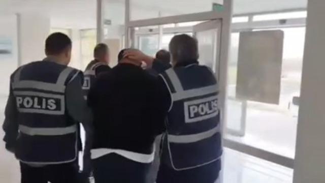 Silahla mala zarar veren firari şüpheliler yakalandı