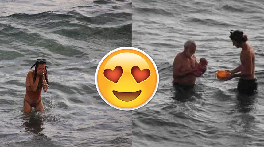 Sıra dışı mucize gibi bir doğum! Rus turist denizde doğum yaptı