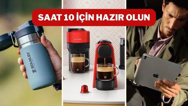 Bugüne özel saat 10.00'da Stanley ve Apple gibi markalarda stoklarla sınırlı flaş fırsatlar başlıyor!