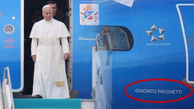 Papa'nın uçağındaki Giacinto Facchetti ismi gözlerden kaçmadı! Dikkat çeken Türkiye detayı