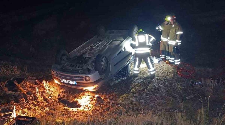 G&ouml;nen-Bandırma karayolunda trafik kazası: 1 yaralı