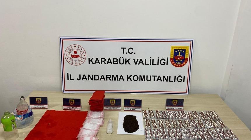 Karabük’te jandarmadan uyuşturucu operasyonu: 6 şüpheli gözaltında