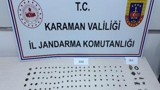 Karaman’da 148 adet tarihi sikke ele geçirildi: 10 tutuklama