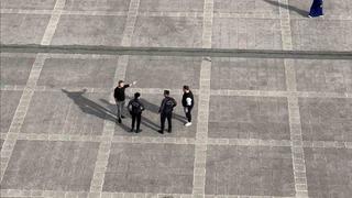 Meydandaki yumruklu kavgayı polis büyümeden önledi